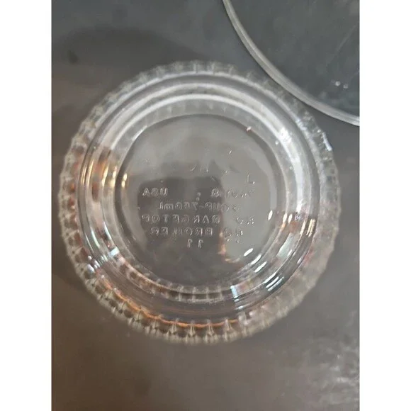 3 PYREX Ribbed Glass Nesting Mixing Bowls 3/6/10 Cups Clear #7401,7402, 7403 USA - Picture 13 of 16